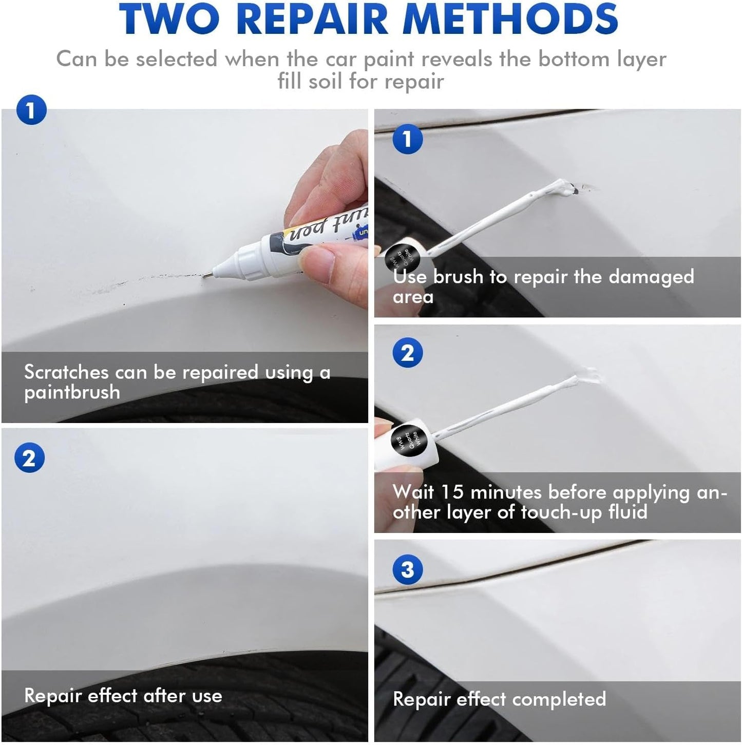 Hampton Gray (NT2) Touch Up Paint Compatible with Hyundai, DIY Car Paint Scratch Repair, Automotive Paints, Quick & Easy Fix Scratch Repair for Santa Cruz/Santa Fe/Sonata