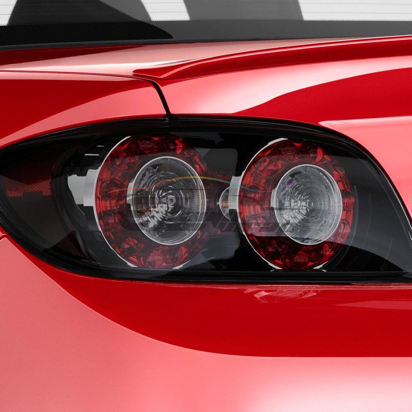 EZAUTO WRAP Free Tool Kit 12"x36" (1FT x 3FT) Glossy Medium Black Smoke Headlight Taillight Fog Light Side Marker Vinyl Tint Film Self Adhesive