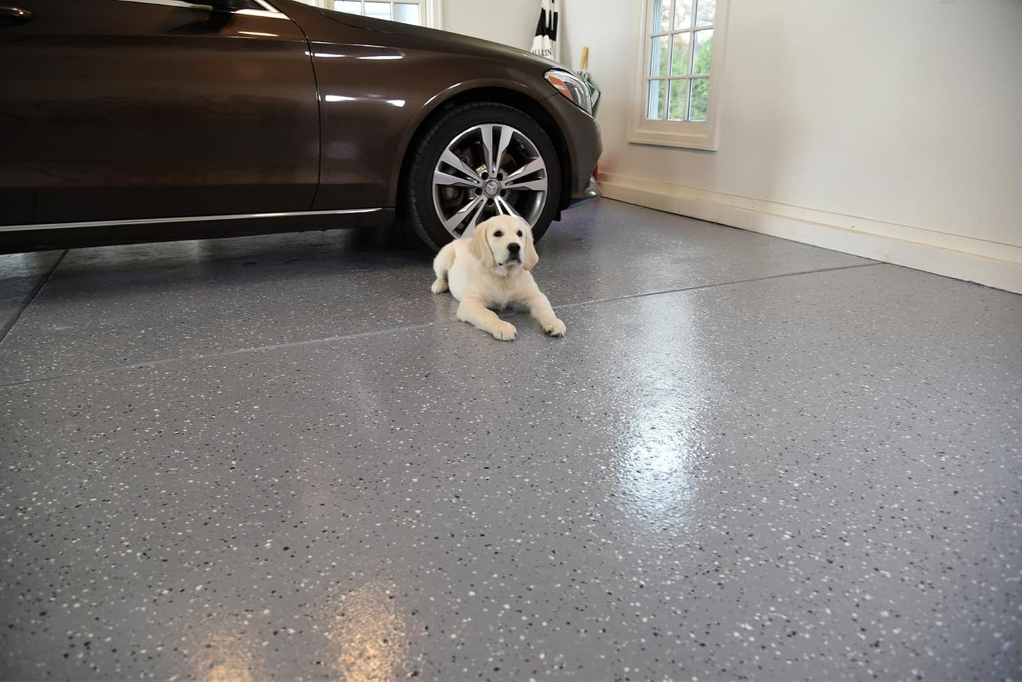 Epoxy Resin Coating 3 Gallon Kit - Clear- Standard Cure Speed - for Floors, Counter Tops, Garages & More -100% Solids -2 Components - Self Leveling, Chemical Resistant, Solvent-Free