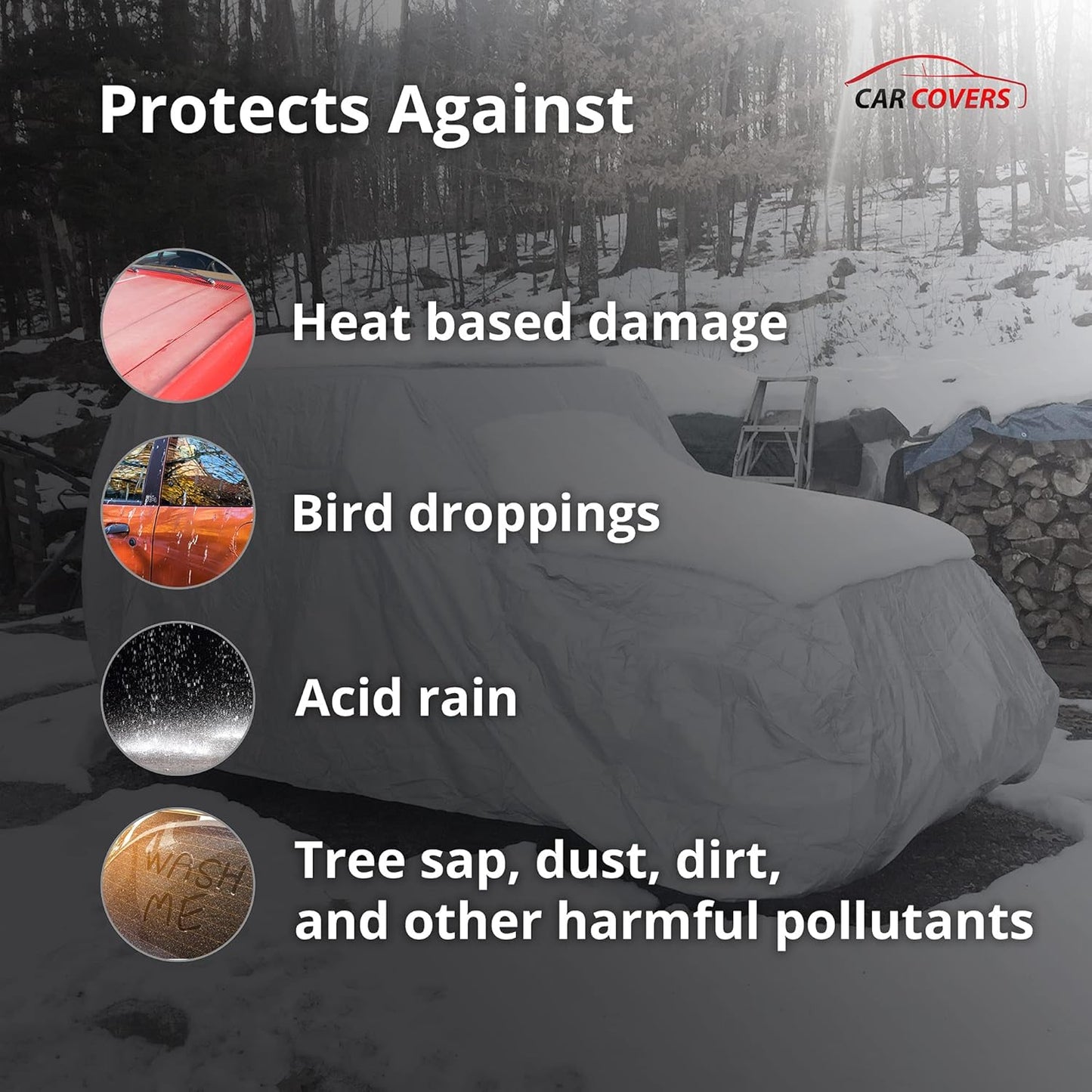 Car Covers Weatherproof Max Car Cover & Warranty Compatible with Porsche 1964-1969 911 O, A, B Series – Outdoor Cover Theft Cable Lock Car Accessories Better Than Waterproof