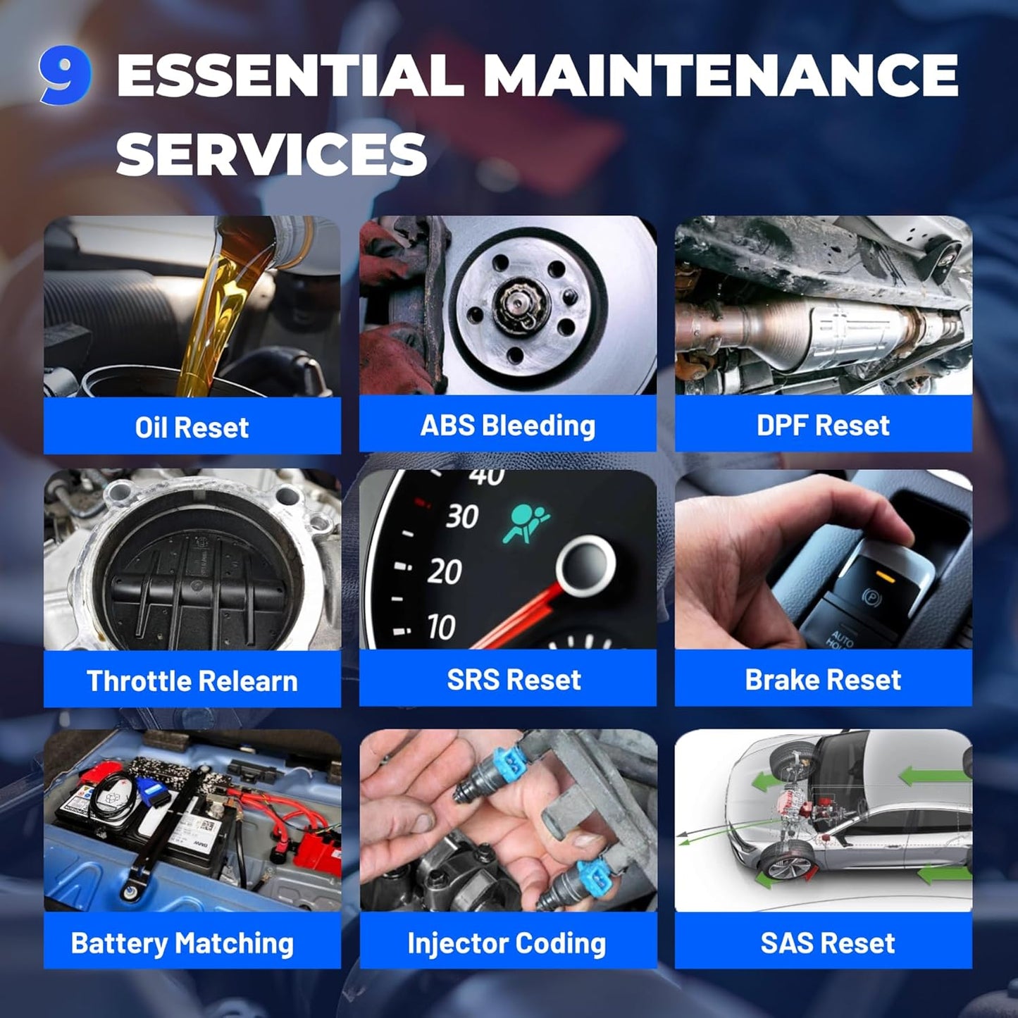 TOPDON ArtiDiag600 Pro, OBD2 Scanner Diagnostic Tool for All Systems, Code Reader Scan Tool with 9 Essential Maintenance Functions, Car Scanner with Andriod OS, Upgraded Version of AD600S/AD500