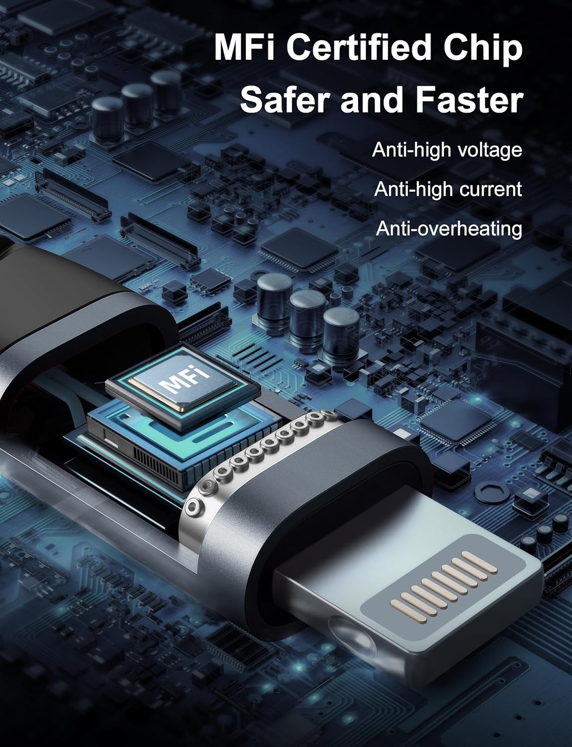 Dasku USB C to Lightning Cable 3Pack 10 FT, [MFi Certified] iPhone 14 13 Fast Charger Extra Long 10 Foot Type C Charging Cord Compatible with iPhone 14 13 12 11 Pro Max Mini 8 Plus SE iPad and More