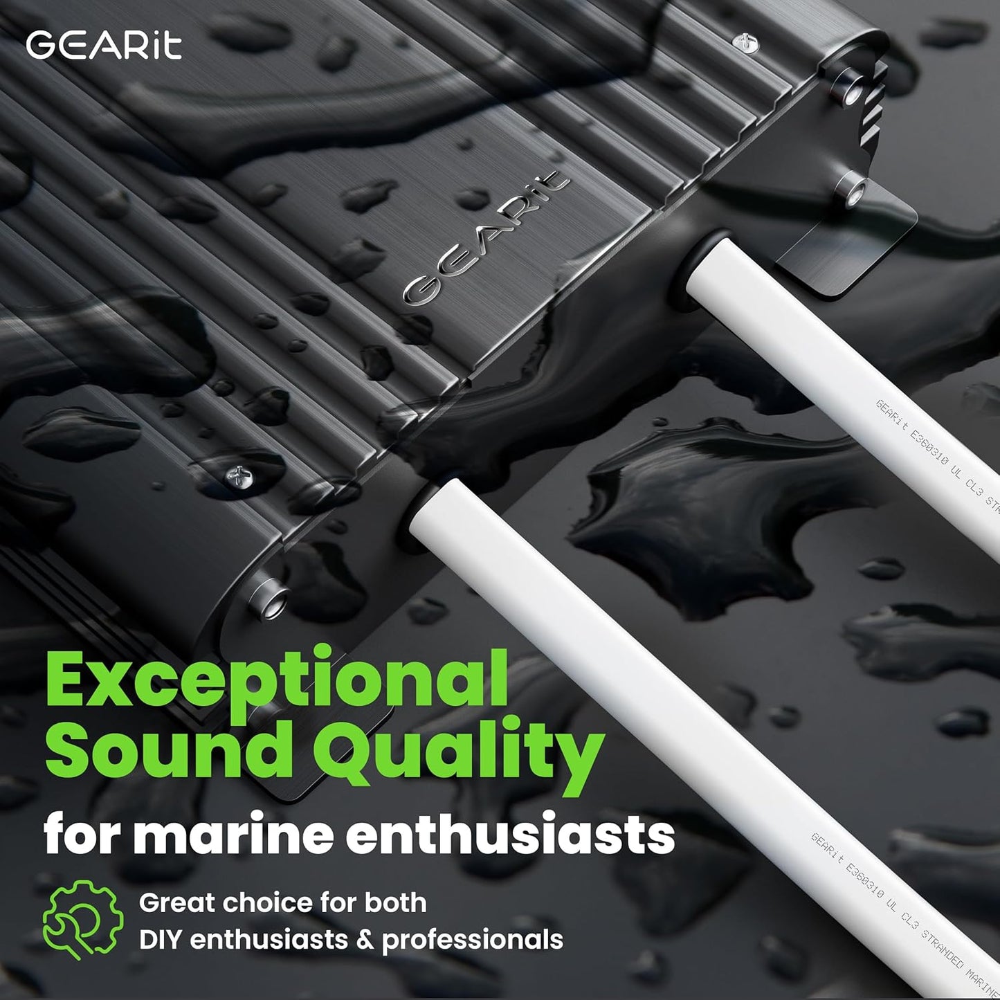 GEARit 12 Gauge Marine Wire, 12/2 AWG (20ft) Marine Grade Tinned Copper Oxygen Free, Duplex 2-Conductor Insulated Red & Black Electrical Cable for Boat, Automotive, RV, Camper, Trailer