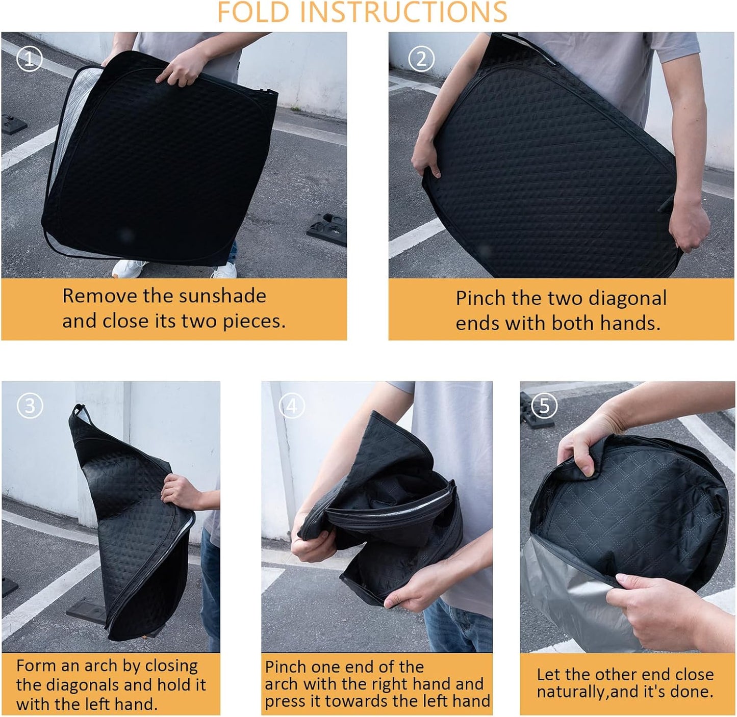 Car Windshield Sun Shade 5 Layers Thick for 2020-2024 2025 Toyota Highlander SUV (L LE XLE Limited Platinum) - Front Window Sunshade Sun Visor Accessories - Protector Vehicle Reflect UV Sun and Heat