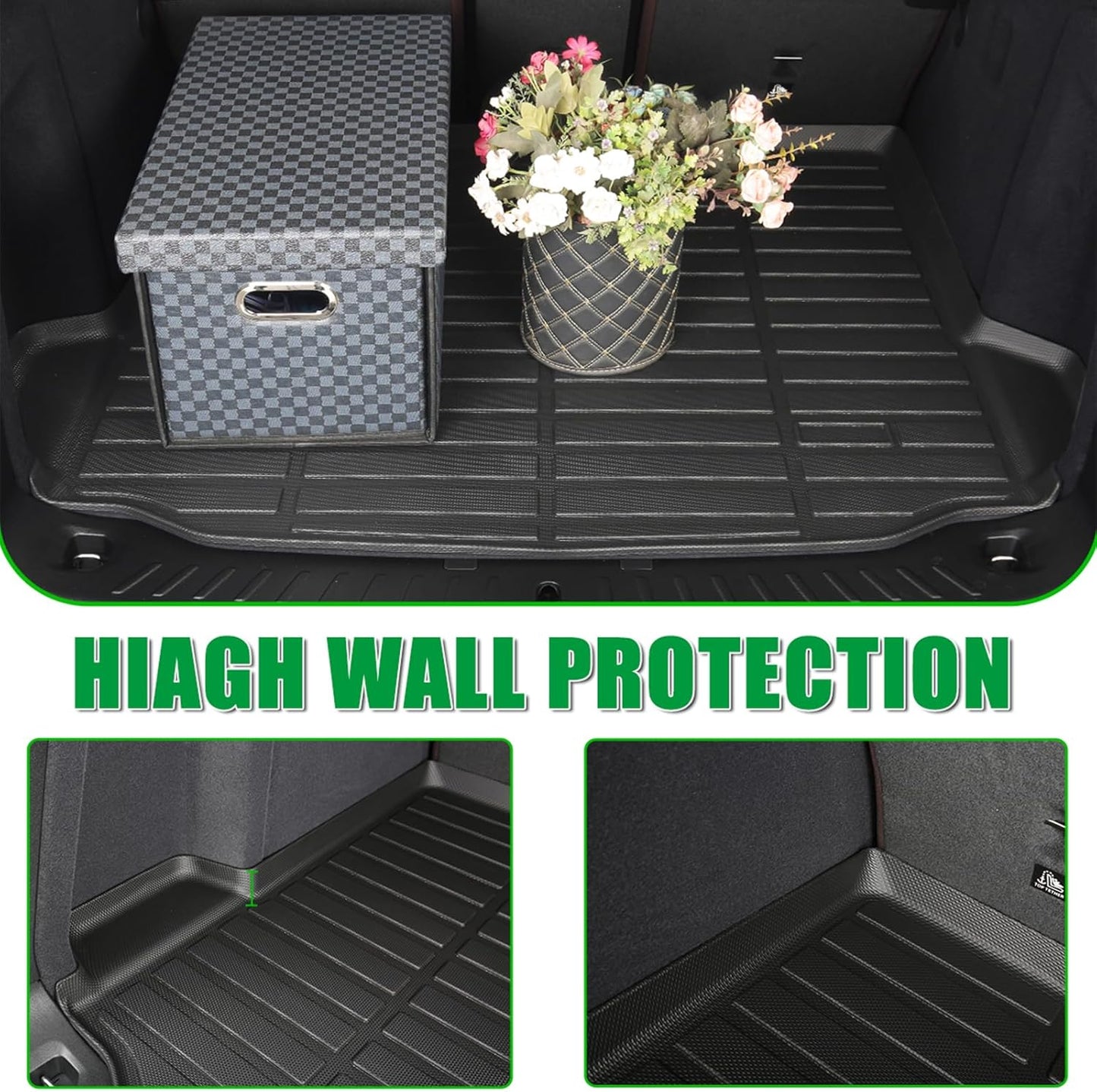 for Toyota 4runner Floor Mats 2003-2009,Car Mats for 4runner All Weather Floor Mats Cargo Liner Accessories Rubber Car Mat 2003 2004 2005 2006 2007 2008 2009