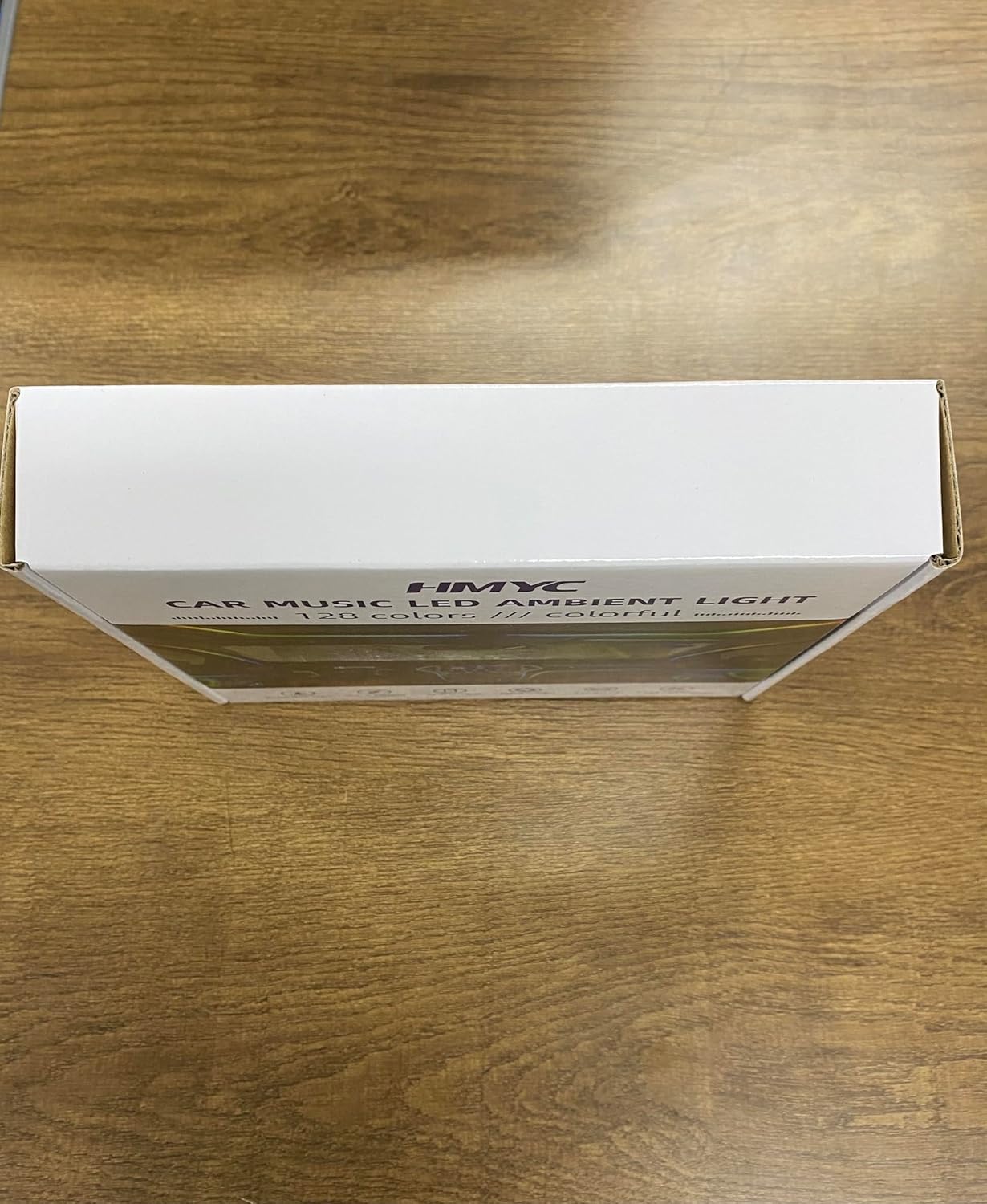 Dreamcolor Acrylic Interior Car Lights, 2 Piece 29.5inch/75cm 128 Colorful Car LED Strip Light RGB Fiber Optic Rainbow Ambient Lighting bar, Universal Decoration Dynamic Atmosphere Neon Lights