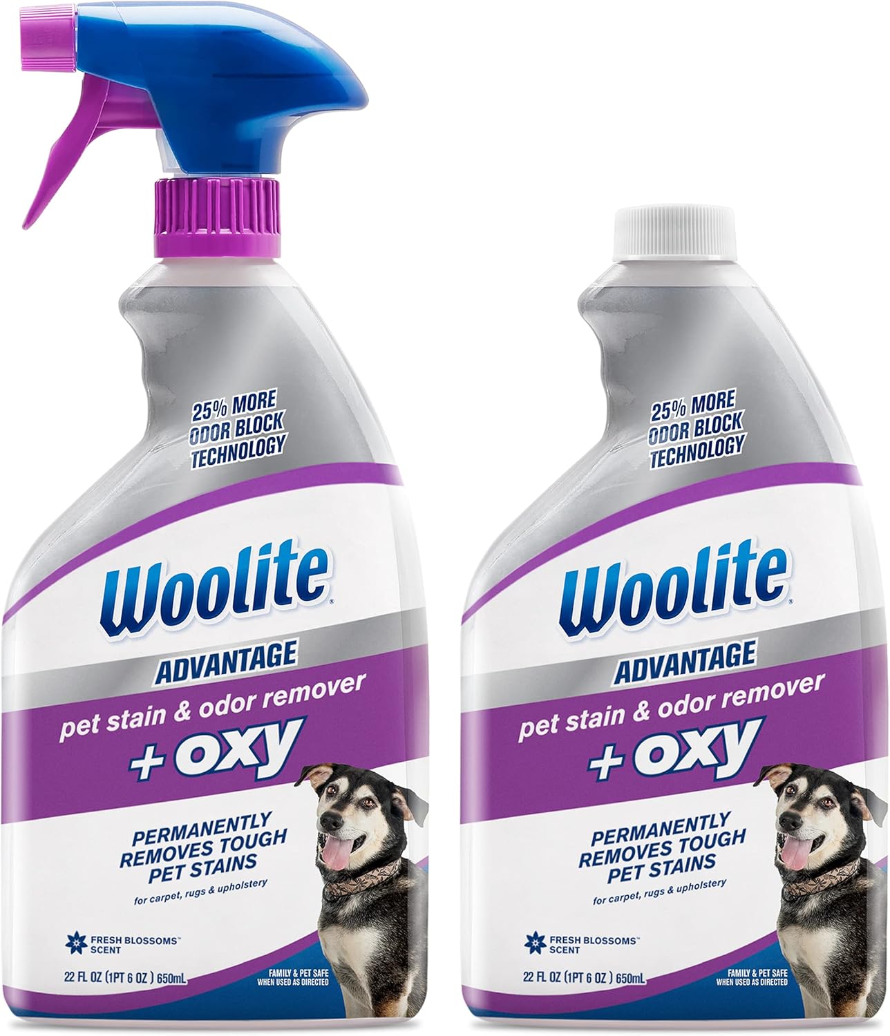 Bissell Woolite® Advantage Pet Stain & Odor Remover + Oxy, 2-Pack, 3326