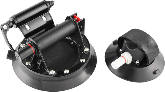 Bike Rack for Car Roof, Vacuum Suction Cup Bicycle Carrier Aluminium Alloy Roof Rack, with 5 Adapters for Most Bikes, 9x100mm/12x100mm/15x100mm/15x110mm/20x100mm/20x110mm (8" Suction Cup)