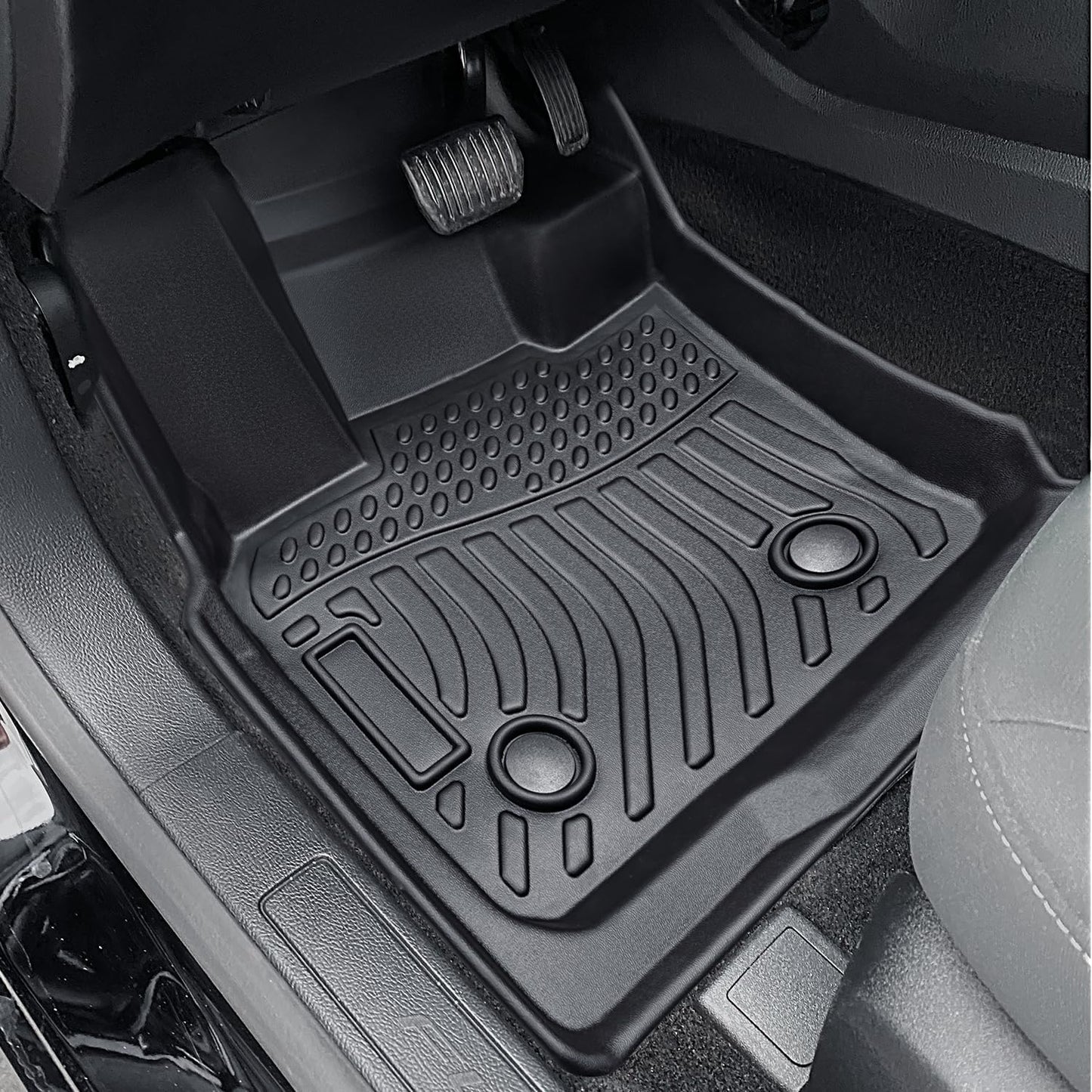 Car Floor Mats for Ford Fusion with Cargo Liner 2020 2019 2018 2017 (Not Hybrid), Trunk Cargo Mat Custom Fit for Fusion Accessories 2017-2020 Full Set 4-Piece Black