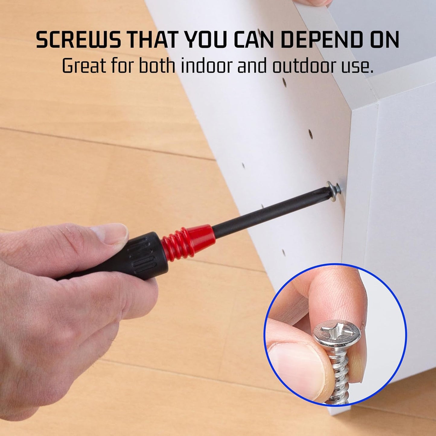 Bolt Dropper 25 Pack #14 x 1-1/2 Inch Stainless Steel Screws - Flat Head Phillips Wood Screw - 18-8 (304) Corrosion-Resistant - Heavy Duty Deck Screws for Indoor and Outdoor Use