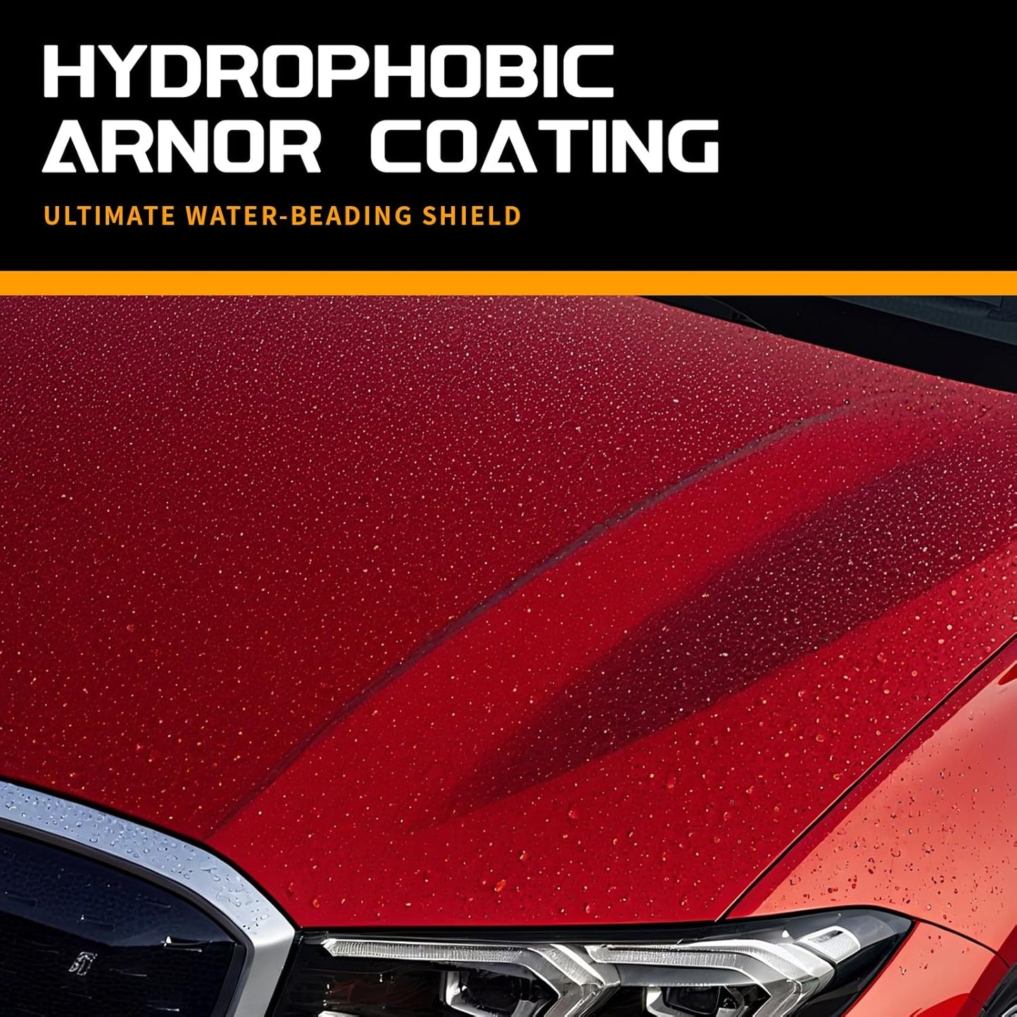 Car Wax for Red, Orange & Warm Color Paints | Sun Fade Defender & Metallic Pop | 180g Paste