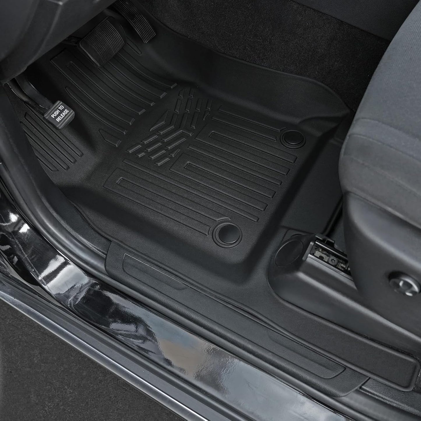 Floor Mats for 2016-2024 2025 Dodge Durango 6-seat, All Weather TPE Cargo Liner Cargo Mat and 3rd Row Backrest Mats for SRT Durango Accessories