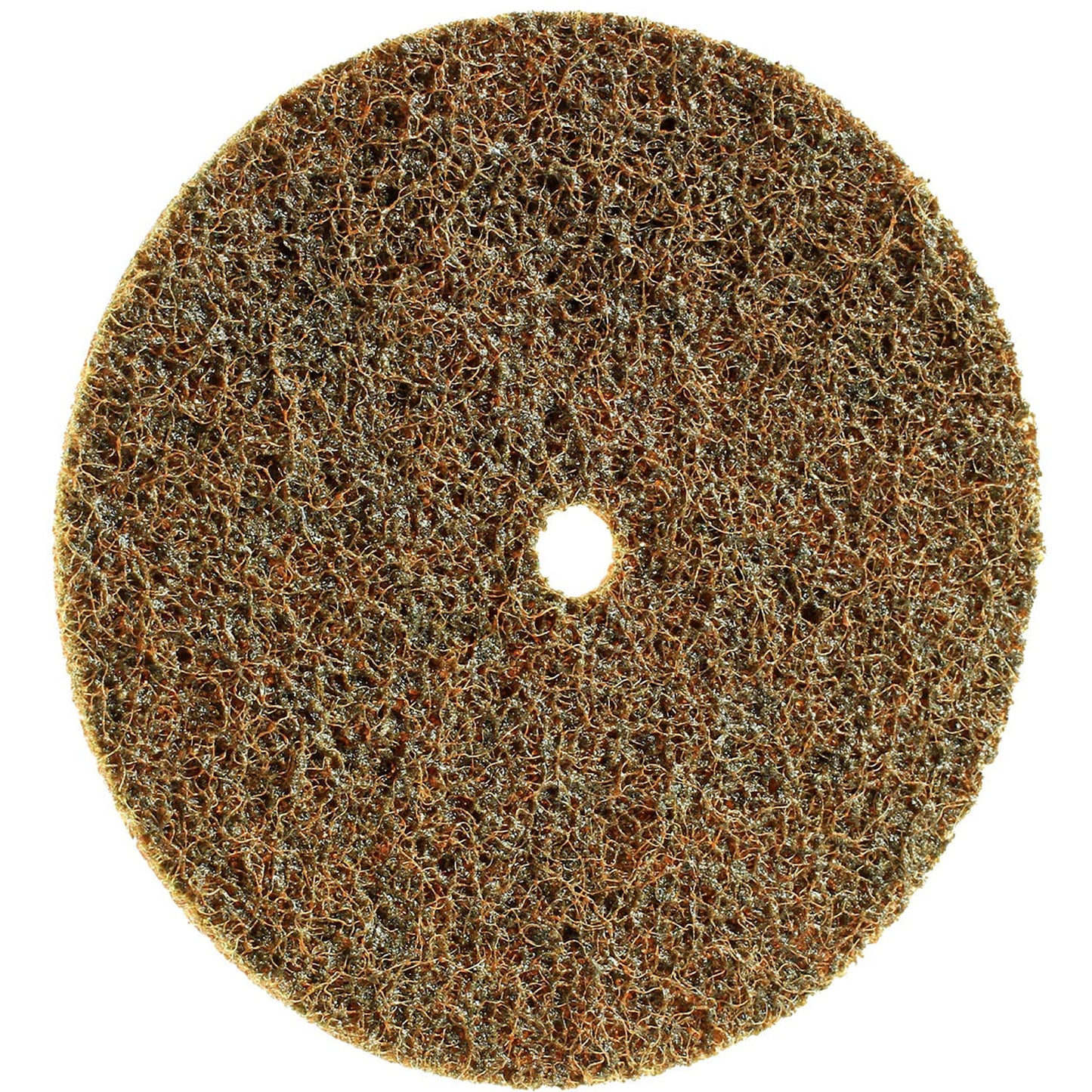 CS Unitec 80650 FIX Fleece (Nonwoven) Disc for The FIX Hook and Loop System, 6" Diameter, Coarse (Brown) (Pack of 10)