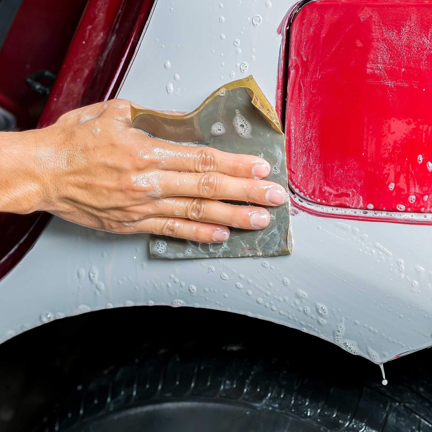 Dura-Gold Premium 80 Grit Wet or Dry Sandpaper Sheets, 5-1/2" x 9", Box of 15 - Coarse-Cut Sanding, Detailing, Polishing Automotive, Woodworking Wood Furniture, Metal Finishing, Hand Sand Block Sander