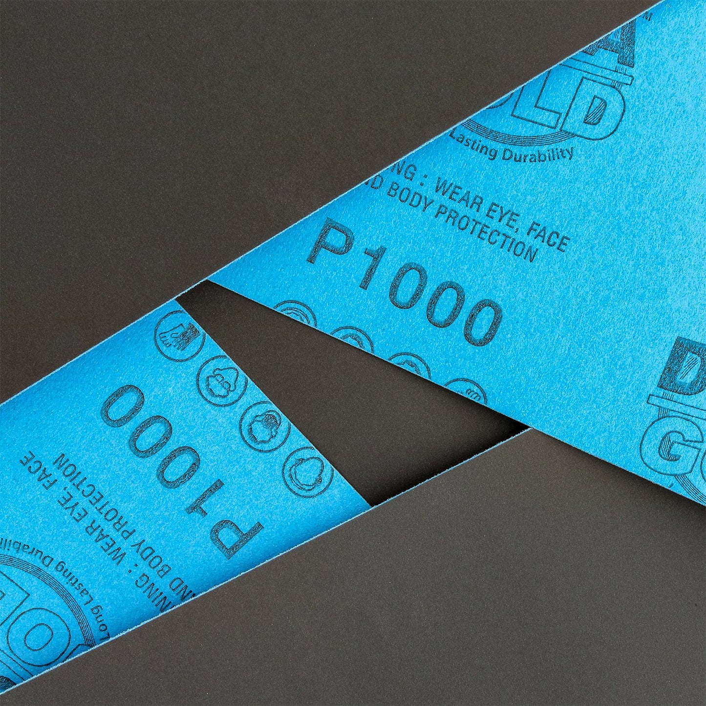 Dura-Gold Premium 1000 Grit Wet or Dry Sandpaper Sheets, 5-1/2" x 9", Box of 25 - Car Color Sanding, Detailing, Polishing Automotive, Woodworking Wood Furniture, Metal Finishing Hand Sand Block Sander