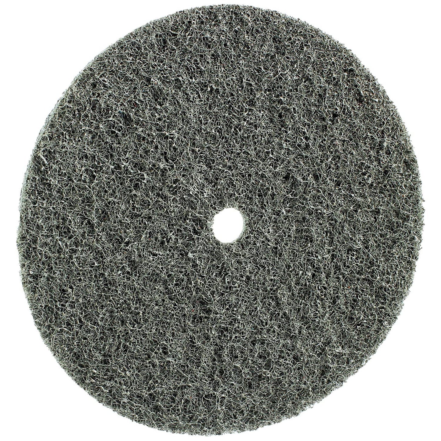 CS Unitec 80653 FIX Fleece (Nonwoven) Disc for The FIX Hook and Loop System, 6" Diameter, Superfine (Grey) (Pack of 10)