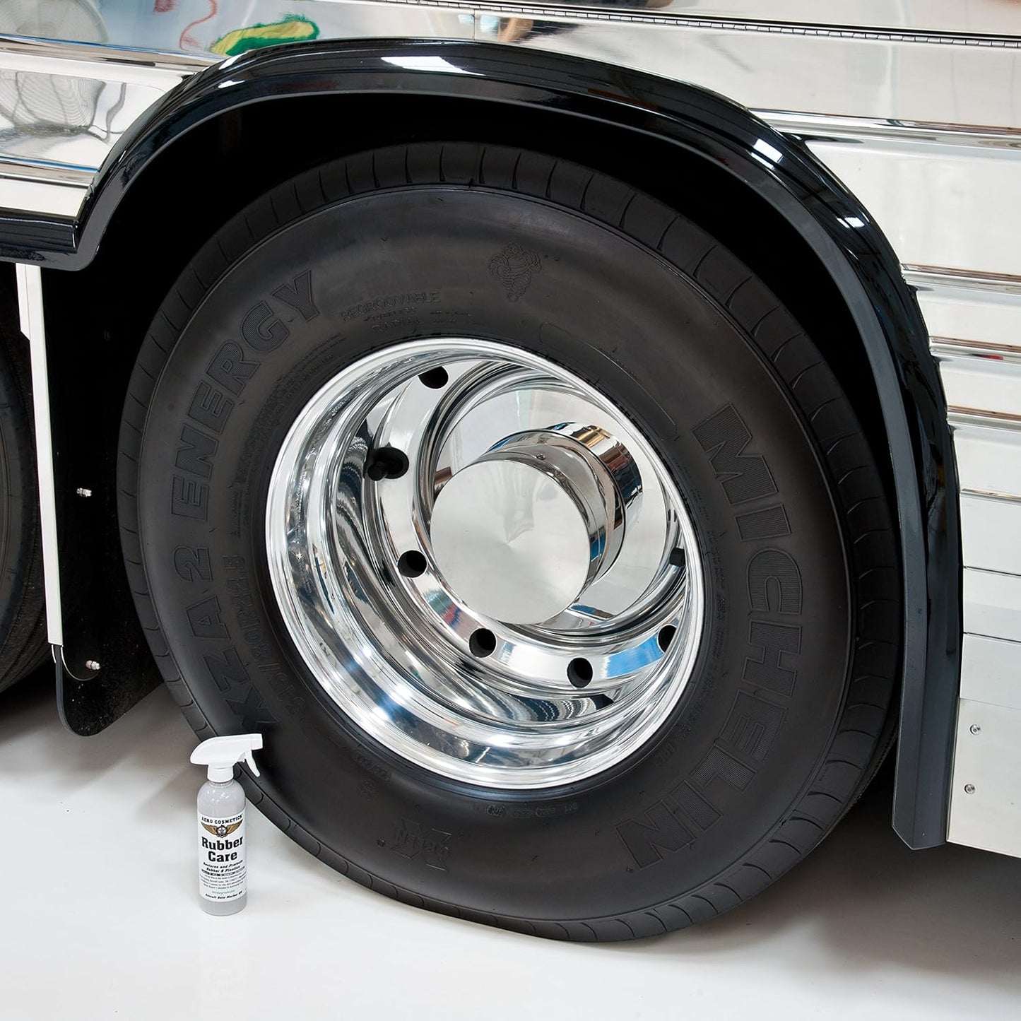 Ceramic Tire Dressing Protector, No Tire Shine, No Dirt or Brake Dust Attracting Residue 1 Gallon Satin/Matte Finish Stays Clean Longer Cleans Up Easier Aircraft Grade Better Than Automotive Products